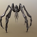 Alien creature monster game character original painting 3d model