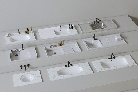 Modern sink 3d model