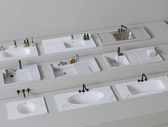 Modern sink 3d model