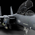 Fighter Aircraft Jet Fighter 3d model