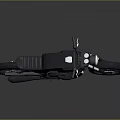 Black ROCKY Motorcycle With Sleek Modern Design And Minimalist Body Structure