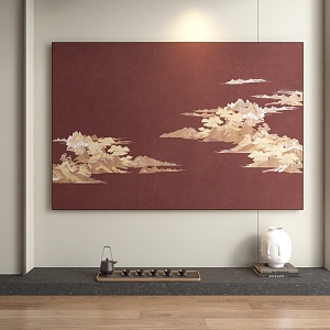 New Chinese Decorative Painting 3d model