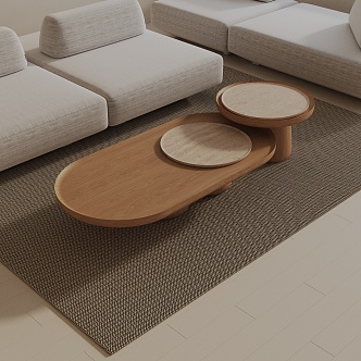 Modern coffee table 3d model