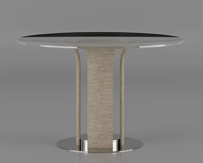 Modern Side Table Small Round Table 3d model Modern Side Table Small Round Table 3d model