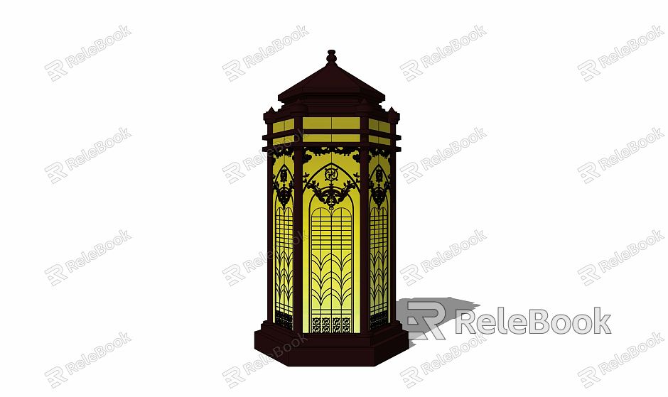 New Chinese Lawn Lamp Landscape Lamp Lamp Post Low Lamp Lantern Floor Lamp Garden Lamp model