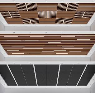 Modern Ceiling Grille Ceiling Square Ceiling 3d model