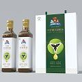 Modern edible oil Xanthoceras sorbifolia oil 3d model