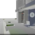 Modern Commercial Complex Exterior Featuring SOTTO COFFEE Shop Glass Facade And Outdoor Seating