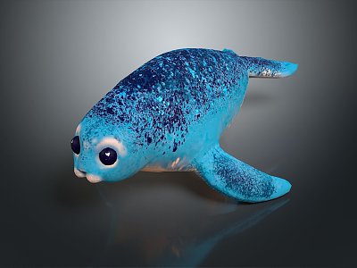 Seal Sea Animal Anime Character Game Character Cartoon Character Animation Character Anime Animal 3d model