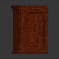 Stylish Red Wooden Fireplace With Shelves On Both Sides And Decorative Interior