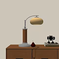 Mid-ancient style table lamp decorative ornaments combination 3d model
