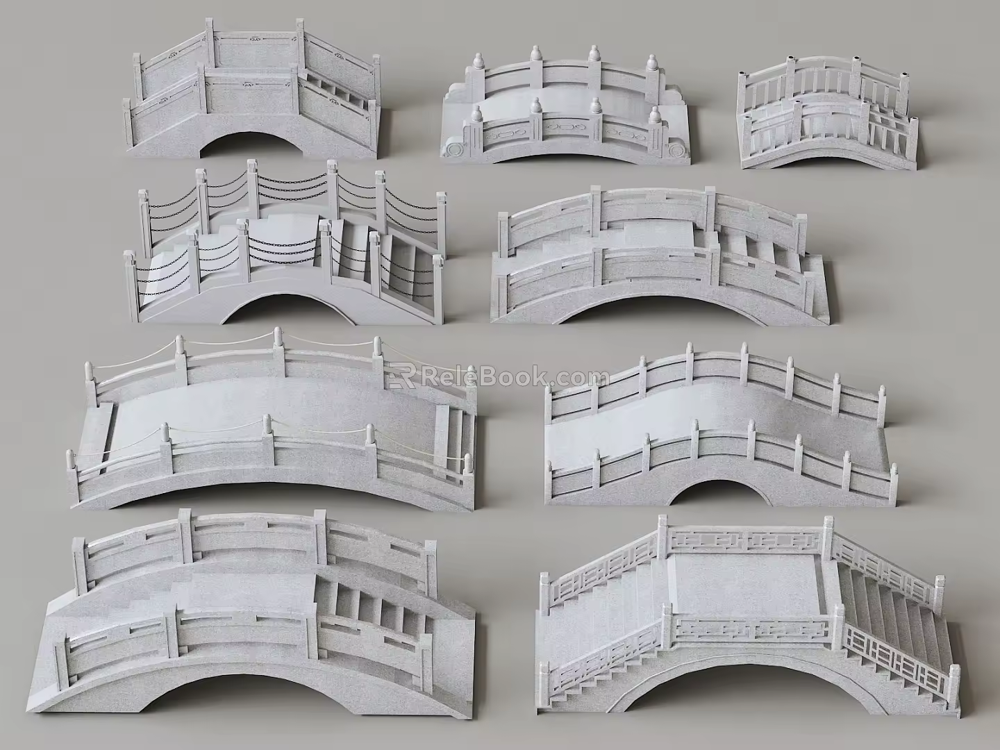 Chinese Bridge 3d model