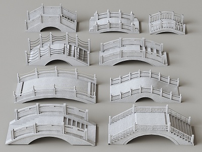 Chinese Bridge 3d model