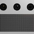 Modern Perforated Weathering Steel Plate 3d model