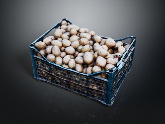 Modern Potato Vegetable Fruit Vegetable 3d model