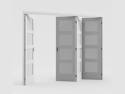 modern folding door 3d model