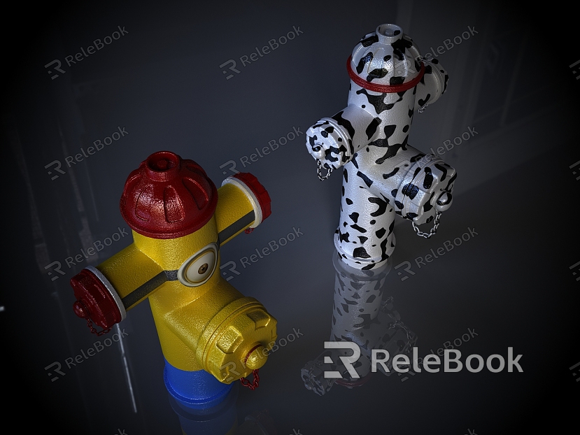 modern fire hydrant model