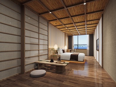 Japanese Guest Room 3d model