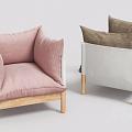 Single sofa 3d model