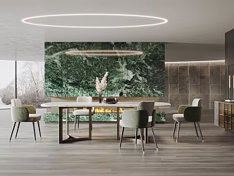 Modern Restaurant 3d model