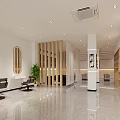 Elegant Bright Modern Beauty Hair Salon Interior Design With Stylish Mirrors And Light Wood Partitions