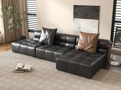 Modern corner sofa 3d model