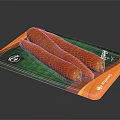 Smart Nutri Digital Cutting Board With Fresh Carrots And Green Patterns 3d model