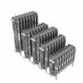 Decorative Vintage Cast Iron Radiators With Intricate Patterns Various Styles And Classic Design