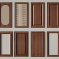Various Styles Of Wooden Door Panels With Different Textures And Designs