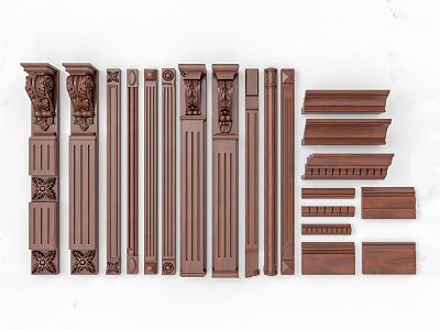 American Roman Column 3d model