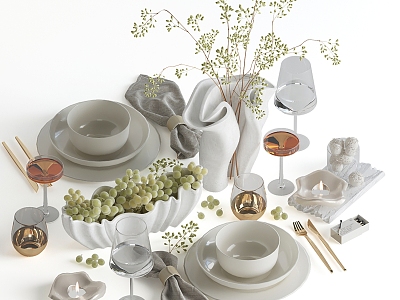 Modern Tableware model