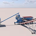 Efficient Industrial Plant Mobile Crushing System with Conveyor Belt and Processing Equipment