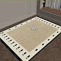 Middle Style Carpet 3d model