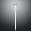 White Basketball Hoop Stand With Backboard Rim And Net Structure