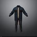 Man In Blue Shirt And Dark Pants Casual Stylish Outfit For Everyday Wear