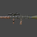 Precision rocket launcher 3d model