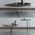 Modern coffee table coffee table combination 3d model
