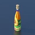 Beverage bottle sketch 3d model