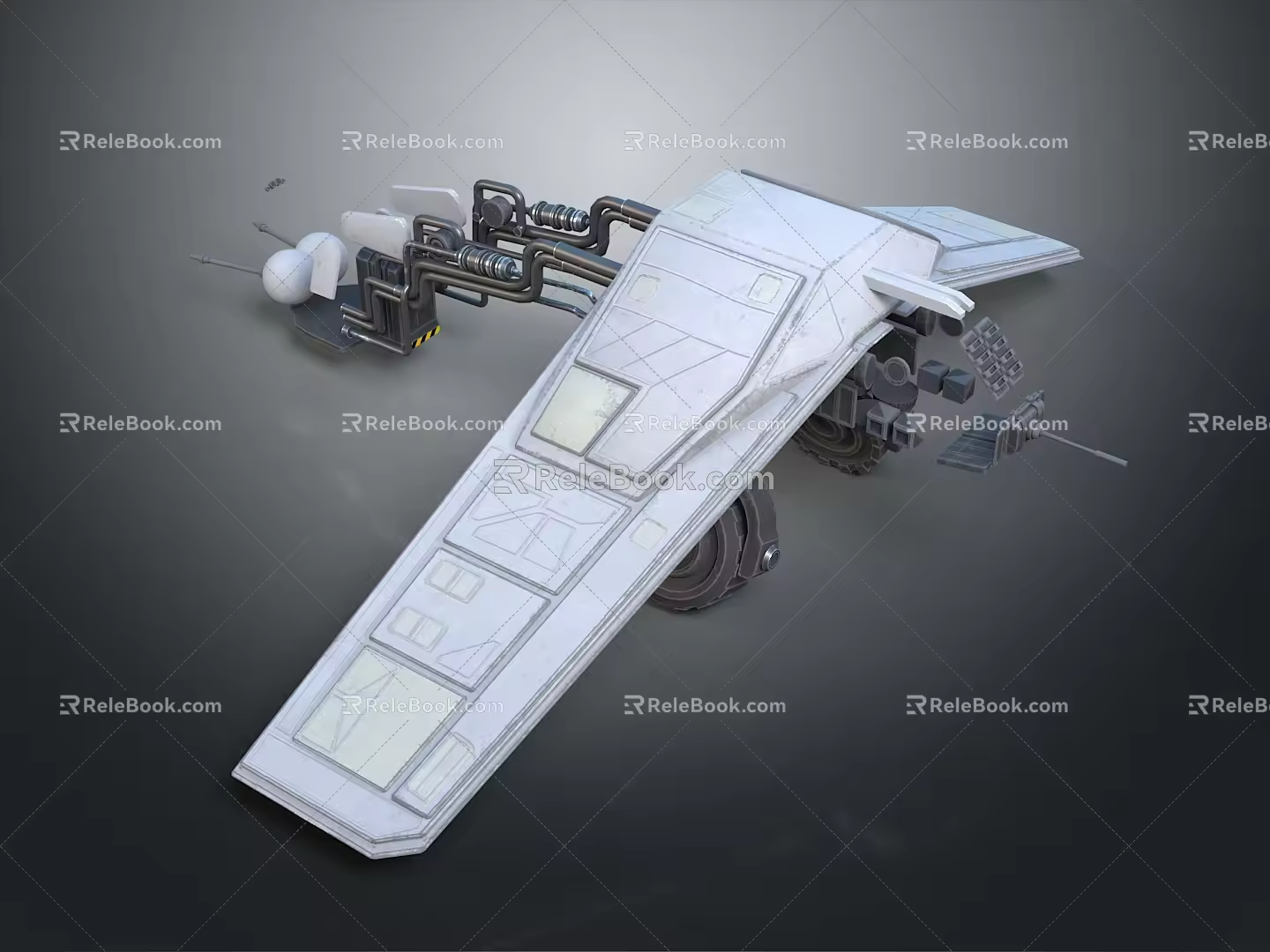Modern fighter sci-fighter sci-fighter space fighter 3d model