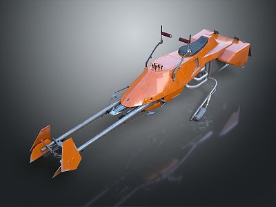 Modern Sci-Fi Car Flying Car Flying Car Sci-Fi Flying Car 3d model