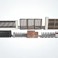 Various Gate Designs Including Metal Sliding And Fencing Models 3d model