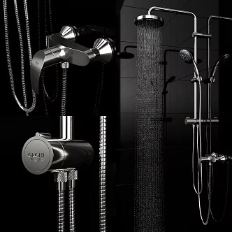 Modern Shower 3d model