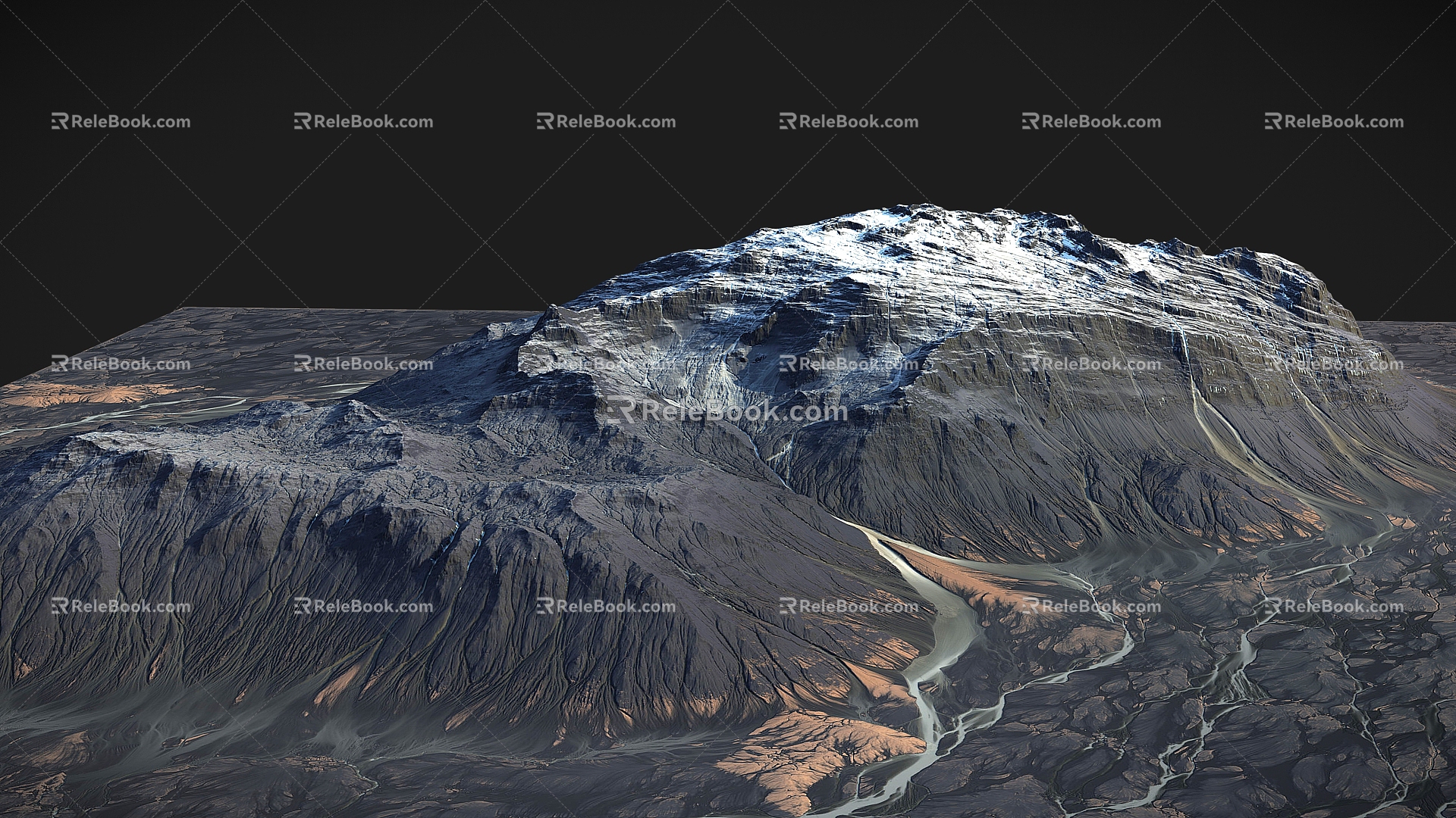 Volcano Iceland Montenegro extinct volcano glacial karst landform mountain mountain canyon plateau canyon model