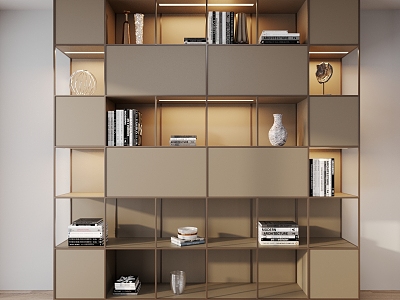 Modern Bookcase Bookshelf model