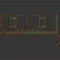 Heavy Duty Metal Equipment with Railing and Platform Base for Industrial Applications