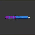 Colorful Water Gun Weapon With Blue Green Purple Orange Shark Mouth Design For Kids