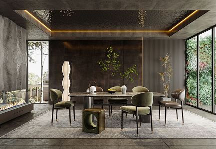 Modern Restaurant 3d model