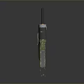 Green Tactical Weapon With Antenna Control Panel And Structural Components