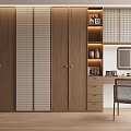 Middle style wardrobe 3d model