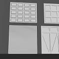 Different Garage Door Styles Including Grid Paneled Louvered and Z Shaped Designs